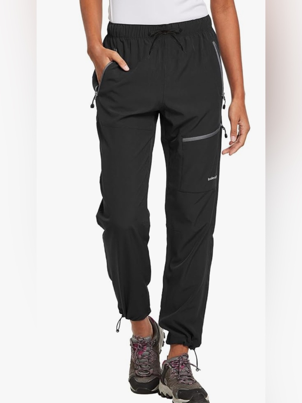 Baleaf Hiking Active Running Joggers - water resistant and Upf50+ pants. XL